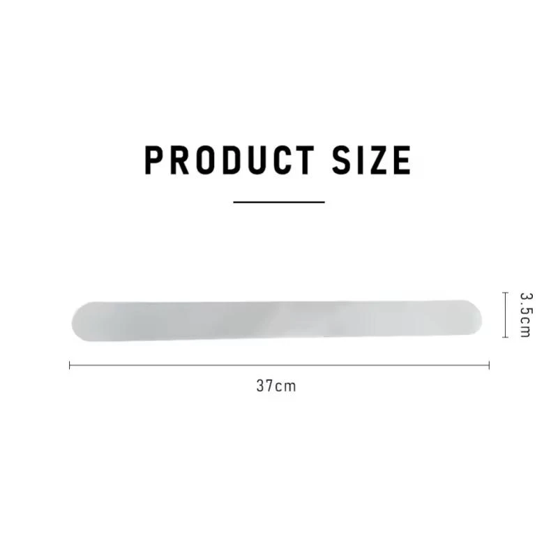 Pack de 2 Bandes de Protection transparente pour raquette de padel 37cm x 3,5cm